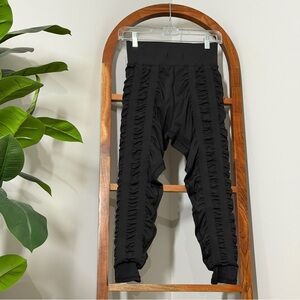 Skinnify LARGE Black Resistance Band Leggings